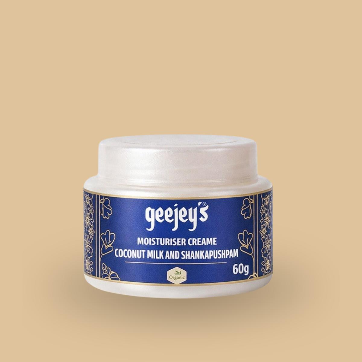 Moisturiser Cream – Coconut Milk & Shankapushpam